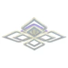 Светодиодная люстра 8464/4С WHT