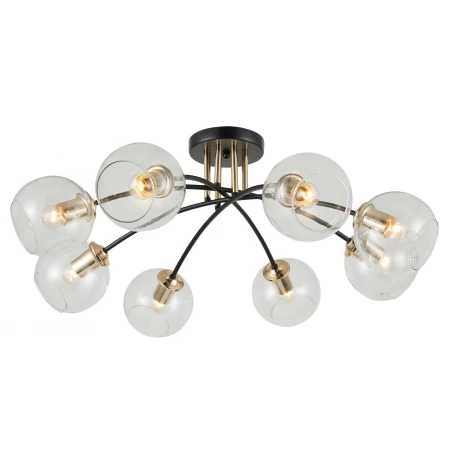 26010/8 GOLD+BLACK (1) Люстра RL 