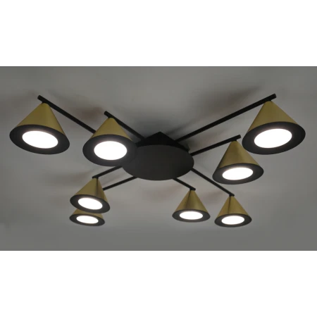 PRD-C 0075B-8 BK+GD (1) Люстра RL 