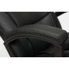 Кресло офисное BERGAMO, черный, кожа искусственная