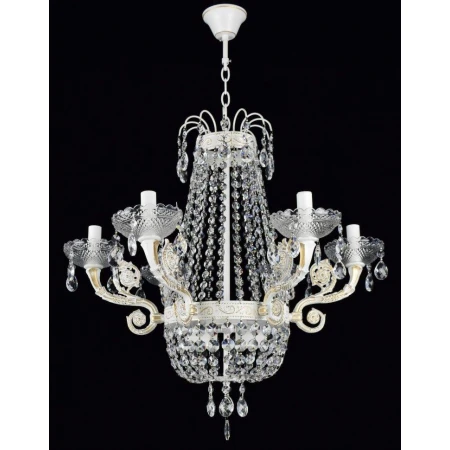 ВР-E1474/6+2 WT (1) светильник потолочный [01082549] - Хрустальные люстры