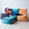 Бескаркасный модульный диван Лофт-Элит Лисий, микровельвет