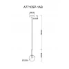Подвесной светильник Arte Lamp Cameron A7710SP-1AB