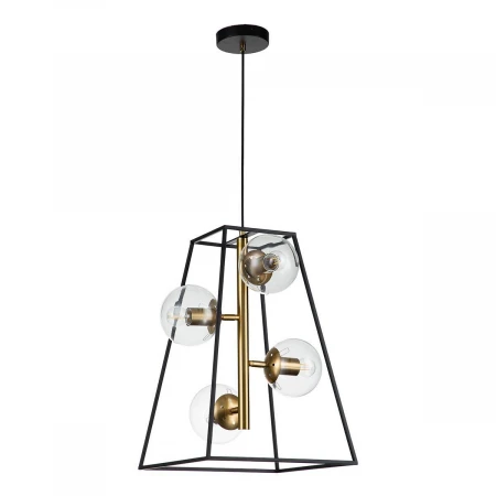 Подвесная люстра Indigo Faccetta 13005/A/4P Black V000106