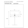 Настольная лампа Lucide Extravaganza Tusse 10509/81/35