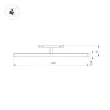 Трековый светодиодный светильник Arlight Mag-Orient-Tube-Turn-L600-20W Day4000 035670 Трековый светодиодный светильник Arlight Mag-Orient-Tube-Turn-L600-20W Day4000 035670