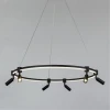 Подвесная светодиодная люстра Arte Lamp Ring A2186SP-1BK