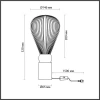 Настольная лампа Odeon Light Exclusive Elica 5417/1T Настольная лампа Odeon Light Exclusive Elica 5417/1T