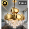 Подвесная люстра Natali Kovaltseva Valencia 91009/6C Gold