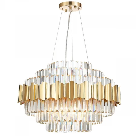 Подвесная люстра Natali Kovaltseva Ruby 81442/10C Gold