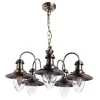 Подвесная люстра Arte Lamp Fisherman A5518LM-5AB