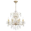 Подвесная люстра Crystal Lux Odelis SP8 Gold