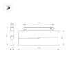 Трековый светодиодный светильник Arlight MAG-ORIENT-FLAT-FOLD-S230-12W Day4000-MIX (BK, 80 deg, 48V, DALI) 041870 Трековый светодиодный светильник Arlight MAG-ORIENT-FLAT-FOLD-S230-12W Day4000-MIX (BK, 80 deg, 48V, DALI) 041870
