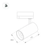 Трековый светодиодный светильник Arlight LGD-SPOT-2TR-R45-7W Day4000 (BR, 24 deg, 230V) 042545 Трековый светодиодный светильник Arlight LGD-SPOT-2TR-R45-7W Day4000 (BR, 24 deg, 230V) 042545