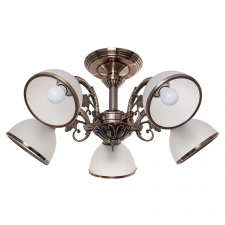 Потолочная люстра ЭкономСвет 13060/5AB WT