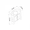 Уличный настенный светодиодный светильник Arte Lamp Bosto A3122AL-2BK
