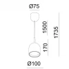 Подвесной светильник Italline DE-314 white