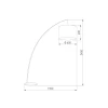 Торшер TK Lighting 5487 Moby Gray