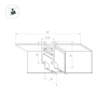 Коннектор L-образный внутренний встраиваемый Arlight Mag-Microcosm-Con-FDW-L90-Int 044525