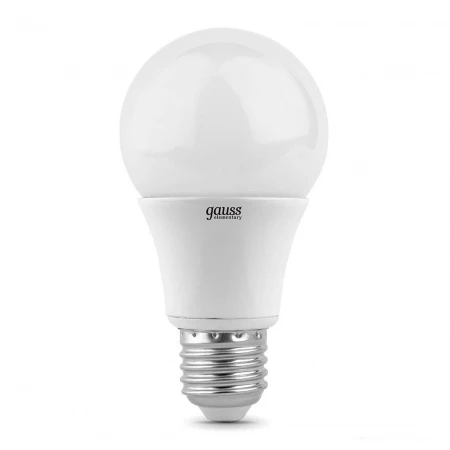 Лампа светодиодная Gauss E27 7W 4100K матовая 23227A