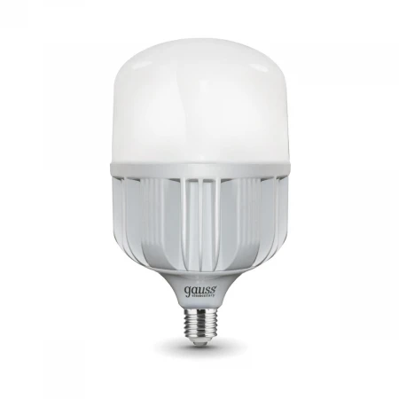 Лампа светодиодная Gauss E40 95W 6500K матовая 60430