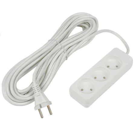 Удлинитель Uniel Ultra 3гн х 10м б/з S-CU3-7 White UL-00009986