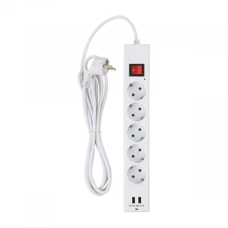 Сетевой фильтр Duwi 2хUSB 5гн 3м с/з 32592 5