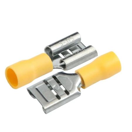 Разъем General РпИм 5,5-6-0,8 (плоский) "мама" GRIM-5,5-7,4-50 Желтый, 50 штук Разъем General РпИм 5,5-6-0,8 (плоский) "мама" GRIM-5,5-7,4-50 Желтый, 50 штук