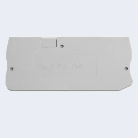 Торцевая заглушка для ЗНИ LD573 4 мм²  (JXB PT 4), серый, LD582-1-40