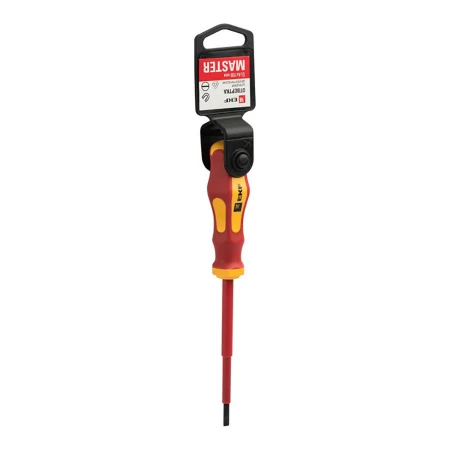Отвертка Master SL4x100 мм 1000В EKF Basic sl-4-100-mas-in