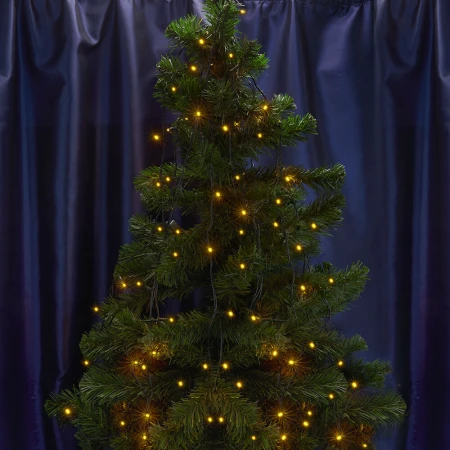 Светодиодная гирлянда Feron Линейная 230V желтый 8 режимов CL02 32288