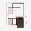 Письменный стол Woodville КС-15 295293