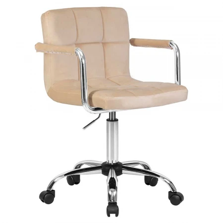 Офисное кресло для персонала DOBRIN TERRY (бежевый велюр (MJ9-10)) 9400-LM TERRY