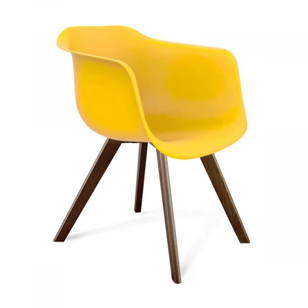 Стул Sheffilton SHT-ST31/S39 желтый/темный орех 2138586217