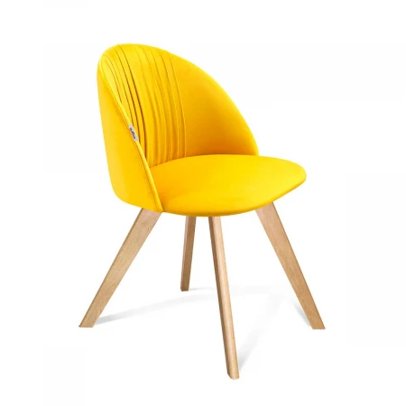 Стул Sheffilton SHT-ST35-1/S39 имперский жёлтый/прозрачный лак 7204911202