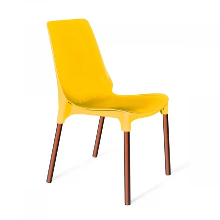 Офисный стул Sheffilton SHT-S75/S424 желтый/медный металлик 8228414701