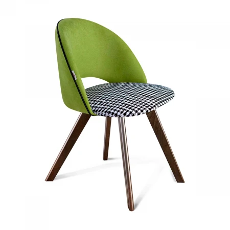 Офисный стул Sheffilton SHT-ST34-3/S39 оливковый/гусиная лапка/темный орех 6174667801