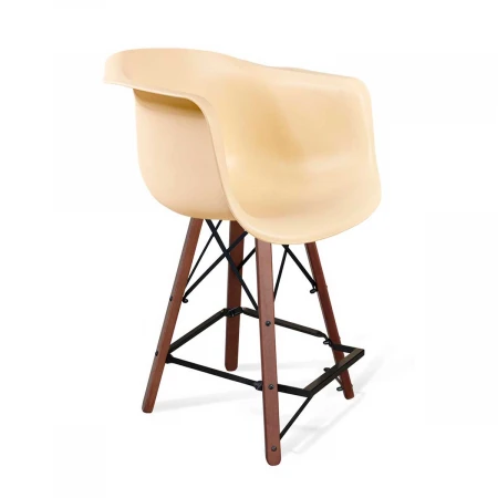 Полубарный стул Sheffilton SHT-ST31/S80-1 бежевый/темный орех/черный 3256495202