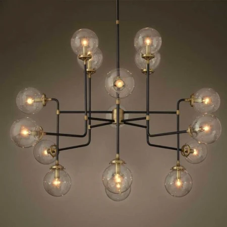 Люстра Loft-Concept Bistro Globe Clear Glass 40.537-0