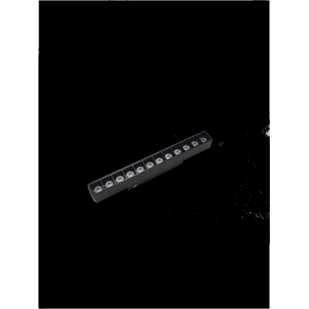 Трековый линейный светильник направленного света Hesby Lighting ElDeko ,220мм-4000К, 12Вт, черный HSBL_0147