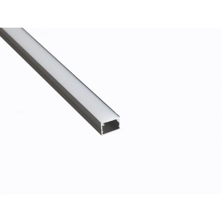 Профиль накладной LEDS POWER СПН1712 алюм. черный с призм.рассеивателем 2м 008448