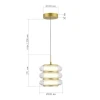 Подвесной светодиодный светильник ST Luce Frittela SL6239.203.03