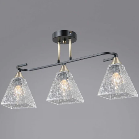 Потолочный светильник ILLUMICO IL0782-3CSQ-25 BK AB AREZZO