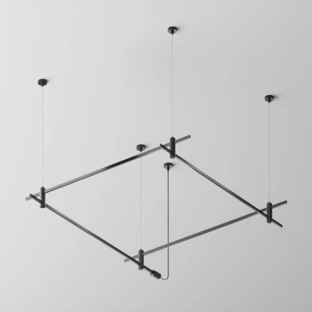 Основание на тросовых подвесах Hang для трековых светильников Maytoni Technical Flarity TFC-Flar-H08-B