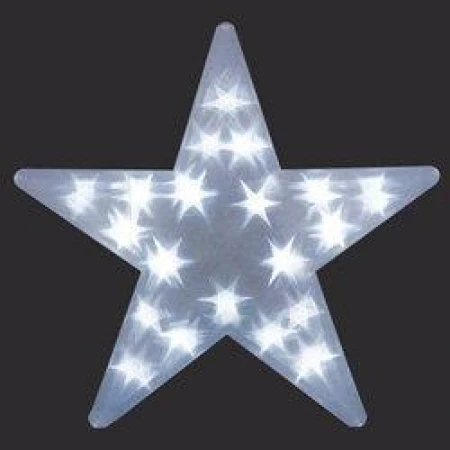 Световая фигура 3v 15 led  белый,  0.9w, 20ma,   батарейки 2*аа, ip 20,шнур 0,15м х0,09мм, lt027