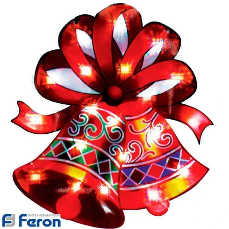 Световая фигура "новогодние колокольчики" lt037