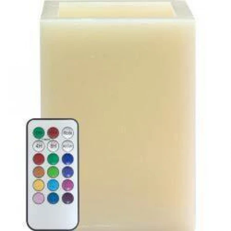 Светильники переносные "свеча" на батарейках aaa ,  1led мультиколор, пульт в комплекте, fl082