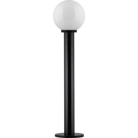 Светильник садово-парковый Feron НТУ 01-60-201 шар с опорой ПМАА E27 230V, молочно-белый