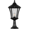 Светильник садово-парковый Feron PL4033 восьмигранный на постамент 60W 230V E27, черный