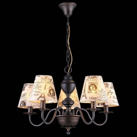 Люстра Natali Kovaltseva 11420/5C BROWN GOLD 11420